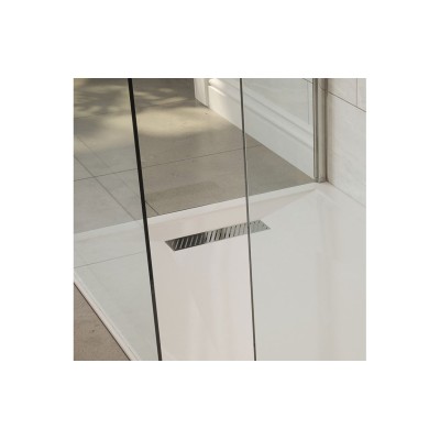 Linear Tray Waste & Cover - Chrome | Shower Trays | Bathroom