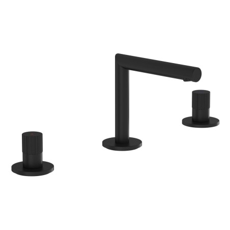 VitrA Origin 3-Hole Basin Mixer - Matt Black | Bathroom Taps