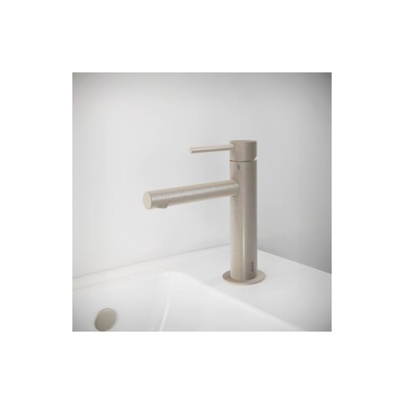 VitrA Origin Basin Mixer - Brushed Nickel | Bathroom Taps |