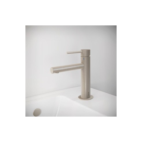VitrA Origin Basin Mixer - Brushed Nickel | Bathroom Taps |