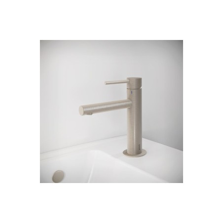 VitrA Origin Basin Mixer - Brushed Nickel | Bathroom Taps |