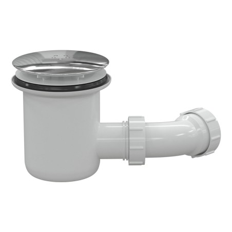 Low Profile Tray Waste & Cover - Chrome | Shower Trays | Bat