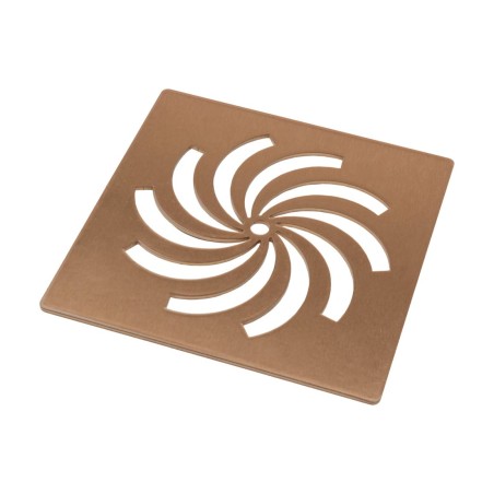 Ultra-Slim Tray Waste Cover - Brushed Bronze | Shower Trays