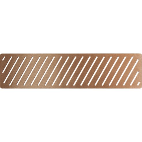 Linear Tray Waste Cover - Brushed Bronze | Shower Trays | Ba