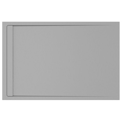 30mm Slate 1700x800mm Rectangular Tray & Waste - Grey | Show 2