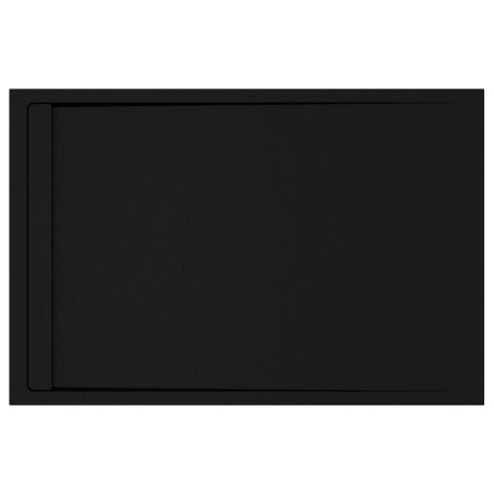 30mm Slate 1600x800mm Rectangular Tray & Waste - Black | Sho
