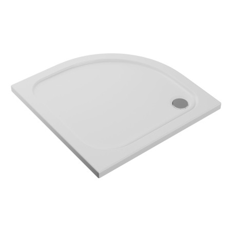 //2Go 45mm Low Profile 800mm Quadrant Tray & Waste - White |