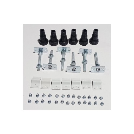 //2Go 45mm Low Profile Square & Rectangular Riser Set - Whit