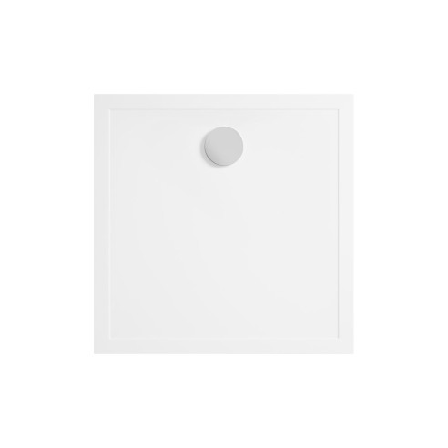 28mm Anti-Slip Ultra-Slim 800mm Square Tray & Waste | Shower