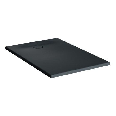 VitrA Leaf 1200mm x 800mm Rectangular Tray - Matt Anthracite