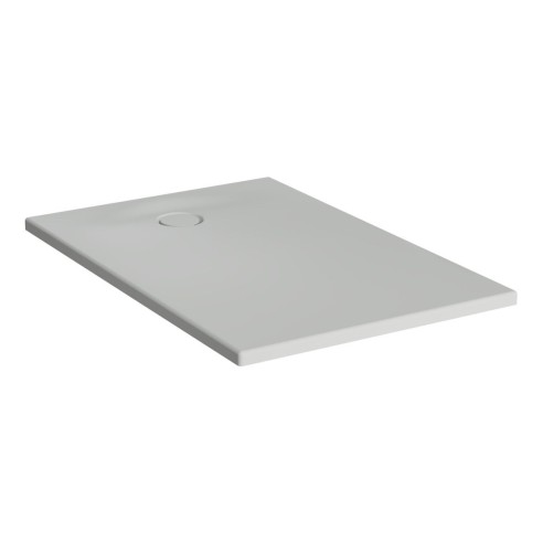VitrA Leaf 1200mm x 800mm Rectangular Tray - Matt Gray | Sho