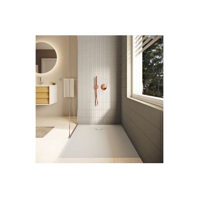 VitrA Leaf 1200mm x 900mm Rectangular Tray - Matt Gray | Sho 2