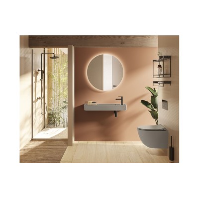 VitrA Leaf 800mm x 800mm Square Tray - Matt White | Shower T 2