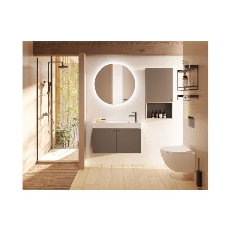 VitrA Leaf 800mm x 800mm Square Tray - Matt White | Shower T