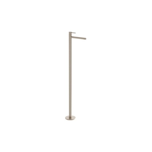 VitrA Origin Floor Standing Basin Mixer - Brushed Nickel | B