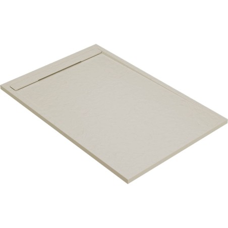 30mm Slate 1000x800mm Rectangular Tray & Waste - Latte | Sho