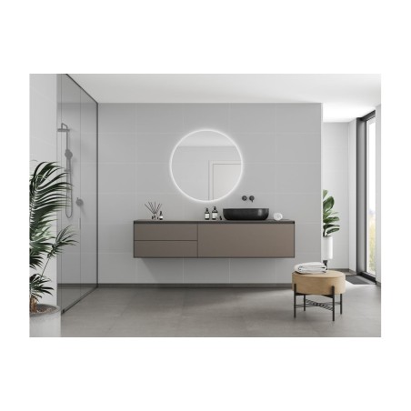 Fibo Contemporary - Light Grey (Tile Effect) - Pk/2 | Wall P