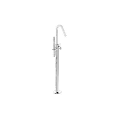 VitrA Origin Floor Standing Bath Filler - Chrome | Bathroom