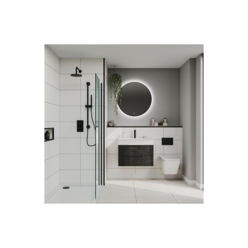 Fibo Contemporary - White Contrast (Tile Effect) - Pk/2 | Wa