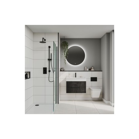 Fibo Contemporary - White Contrast (Tile Effect) - Single |