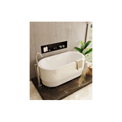 VitrA Origin Floor Standing Bath Filler - Chrome | Bathroom 2