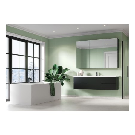 Fibo Contemporary - Light Green (Tile Effect) - Single | Wal