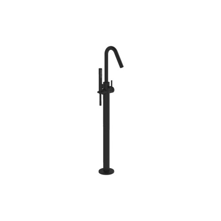 VitrA Origin Floor Standing Bath Filler - Matt Black | Bathr