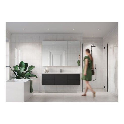 Fibo Contemporary - Denver White (Tile Effect) - Pk/2 | Wall