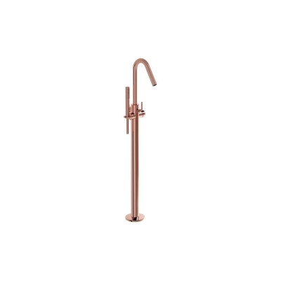 VitrA Origin Floor Standing Bath Filler - Soft Copper | Bath