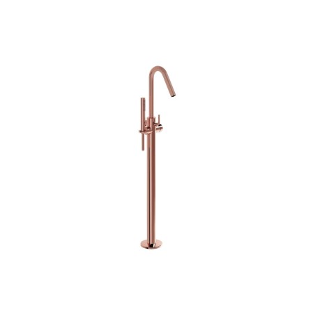 VitrA Origin Floor Standing Bath Filler - Soft Copper | Bath