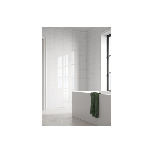 Fibo Contemporary - Denver White (Tile Effect) - Single | Wa