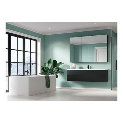Fibo Contemporary - Aqua Mint (Tile Effect) - Single | Wall