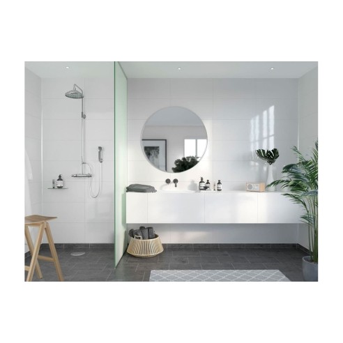 Fibo Contemporary - Athen White (Tile Effect) - Single | Wal