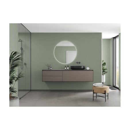 Fibo Contemporary - Olive Green (Tile Effect) - Pk/2 | Wall