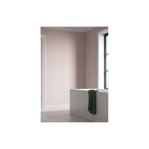 Fibo Contemporary - Dusky Pink (Tile Effect) - Single | Wall