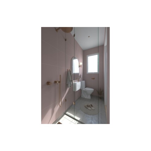 Fibo Contemporary - Dusky Pink (Tile Effect) - Single | Wall