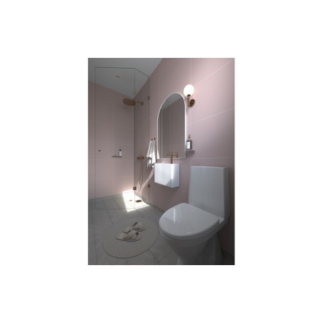 Fibo Contemporary - Dusky Pink (Tile Effect) - Single | Wall
