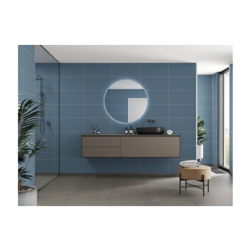 Fibo Contemporary - Dusty Blue (Tile Effect) - Pk/2 | Wall P