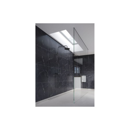 Fibo Marble - Black Marble (Tile Effect) - Pk/2 | Wall Panel