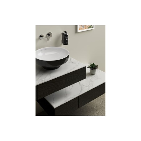 VitrA Origin Wall Mounted 2-Hole Basin Mixer - Chrome | Bath