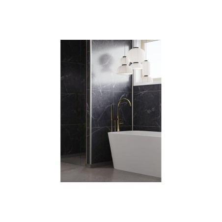 Fibo Marble - Black Marble (Tile Effect) - Pk/2 | Wall Panel
