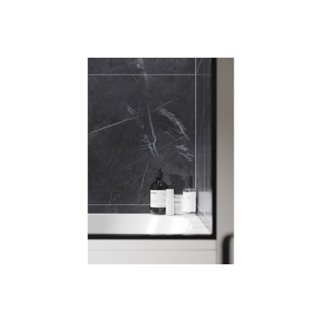 Fibo Marble - Black Marble (Tile Effect) - Pk/2 | Wall Panel