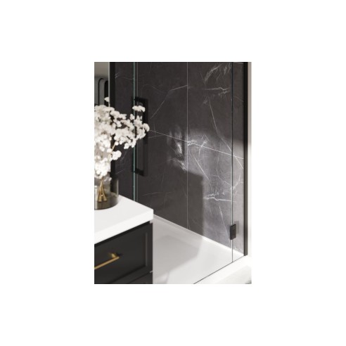 Fibo Marble - Black Marble (Tile Effect) - Pk/2 | Wall Panel