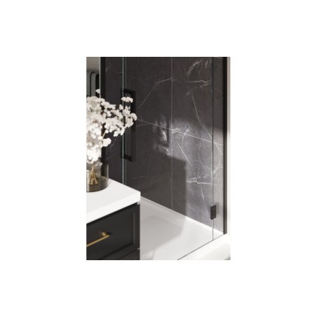 Fibo Marble - Black Marble (Tile Effect) - Pk/2 | Wall Panel