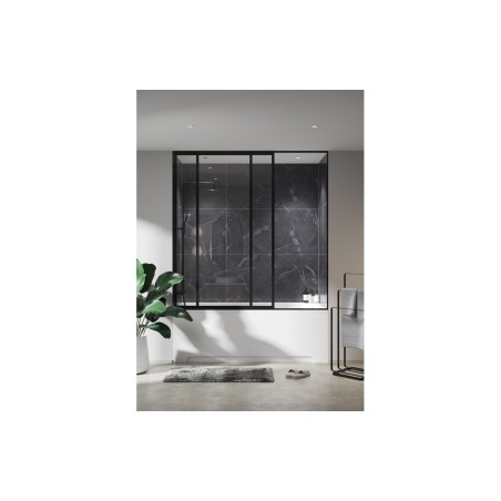 Fibo Marble - Black Marble (Tile Effect) - Single | Wall Pan