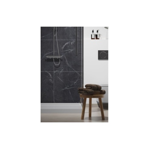 Fibo Marble - Black Marble (Tile Effect) - Single | Wall Pan