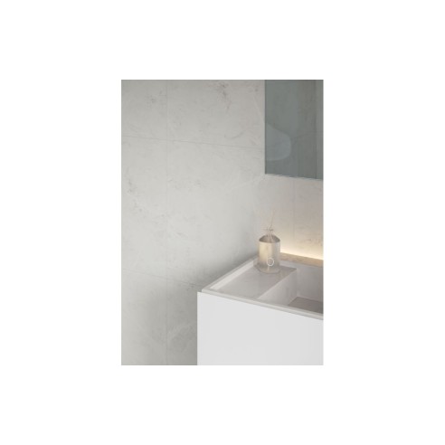 Fibo Marble - White Marble (Tile Effect) - Single | Wall Pan