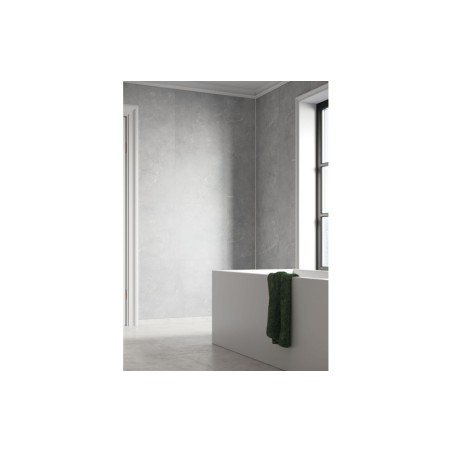 Fibo Marble - Grey Marble (Tile Effect) - Single | Wall Pane