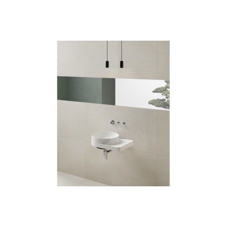 VitrA Origin Wall Mounted 3-Hole Basin Mixer - Chrome | Bath