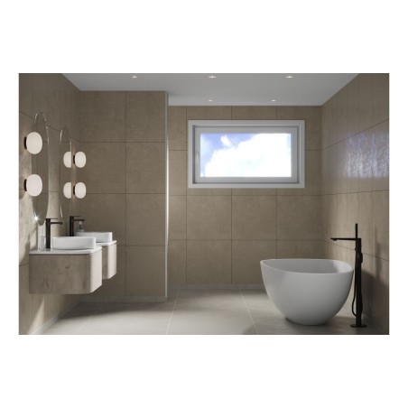 Fibo Scandinavian - Rough Cement (Tile Effect) - Pk/2 | Wall